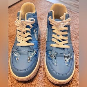 ASOS Blue and White Women's Sneakers